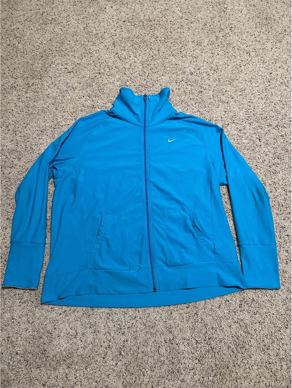 Nike Women’s Dri-FIT Blue Track Jacket 2X